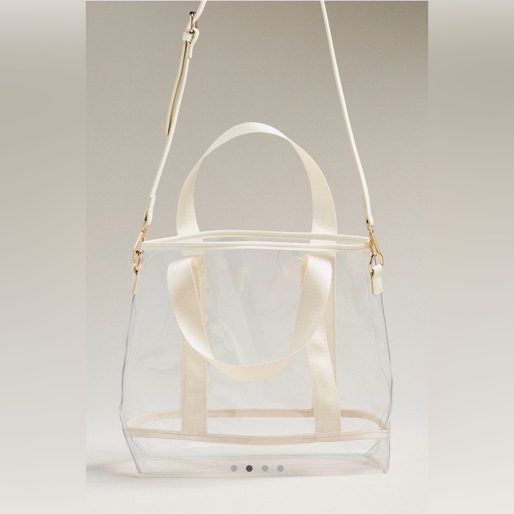 NWT Anthropologie Clear Stadium Tote - Picture 2 of 6